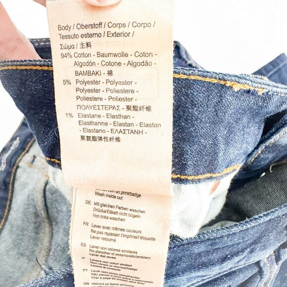 Scotch & Soda Ralston Button Fly Dark Wash Denim Jean Straight Leg Size 33 x 32 - Picture 7 of 10